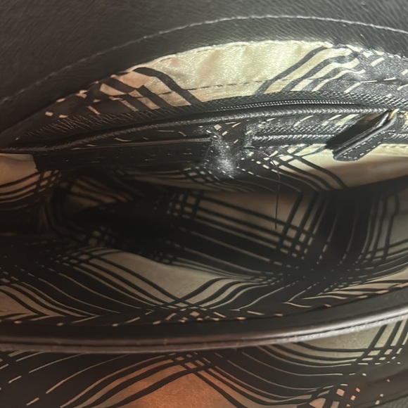 London Fog Faux Python tote EUC - Picture 11 of 17